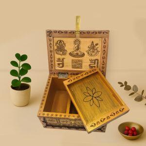 Wooden Puja Peti